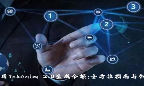 如何利用Tokenim 2.0生成余额：全方位指南与创新应用